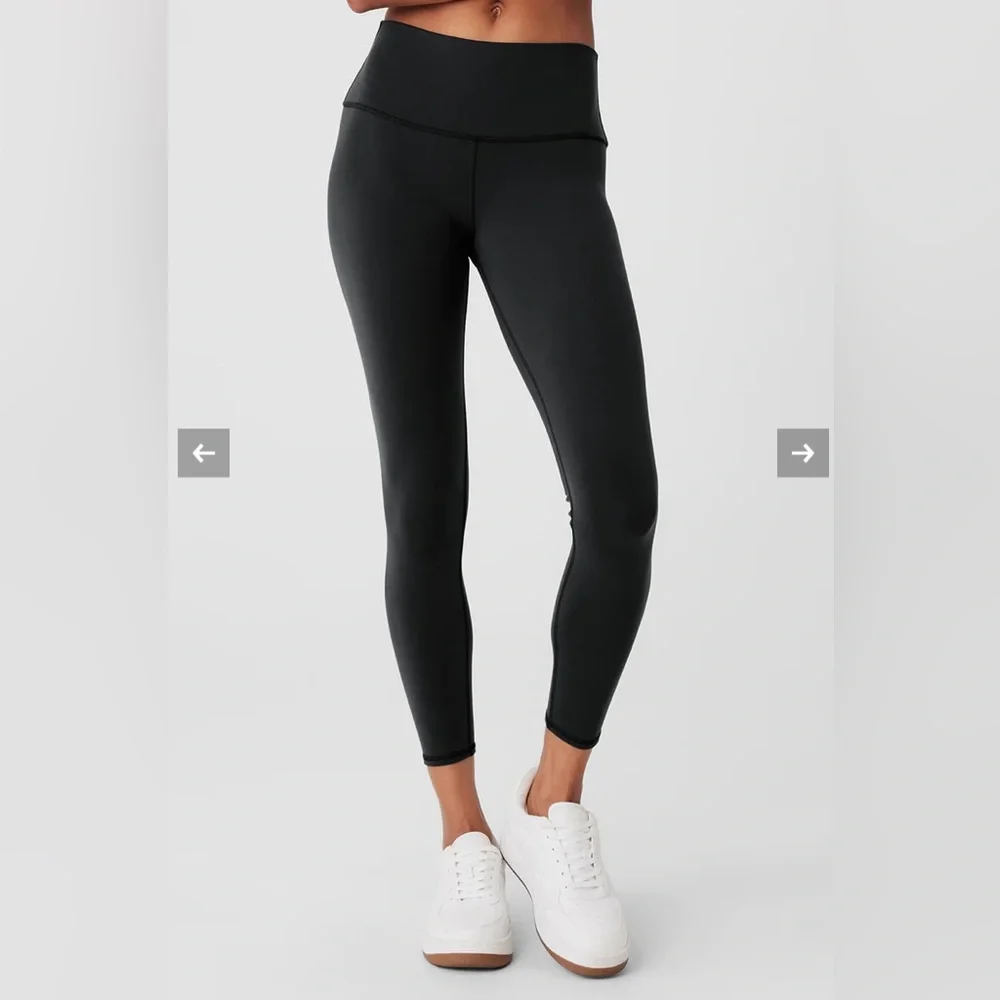 Alo 7/8 High-Waist Airbrush Legging Black - Picture 3 of 6